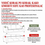 Prešivan pokrivač za sofu Planinski put