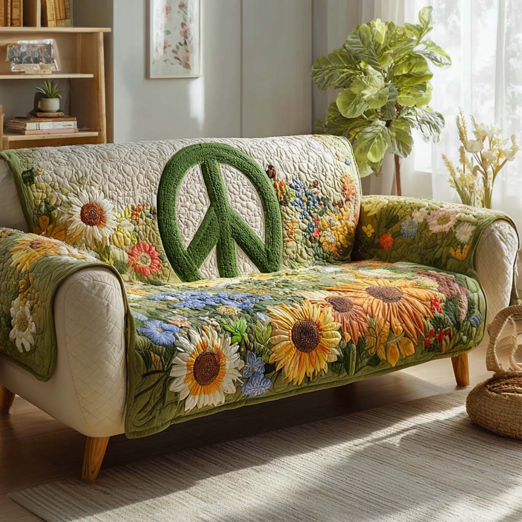 Hippie Prešivani Pokrivač za Sofu