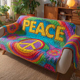 Hippie Prešivani Pokrivač za Sofu