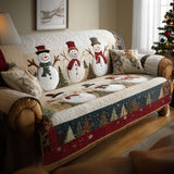 Božićni Quilted Pokrivač za Sofu