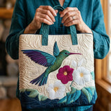 Ručna tašna - Kolibri i bela cvet