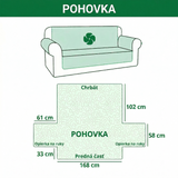 Božićni Quilted Pokrivač za Sofu