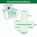 Prešivan pokrivač za sofu Čitateljska kotlinа