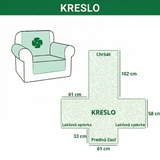 Prešivan pokrivač za sofu Čarolija doma